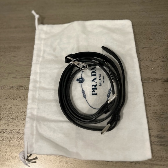 PRADA Soft Calf Leather Mini Logo Handbag Satchel - Picture 8 of 9